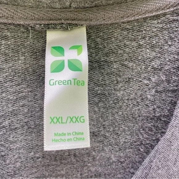 GreenTea Gray Cowl Neck Top - Picture 6 of 11